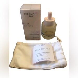 Beekman 1802 Milk Drops Probiotic Ceramide Serum W/Goat Milk 0.95 Fl oz Natural